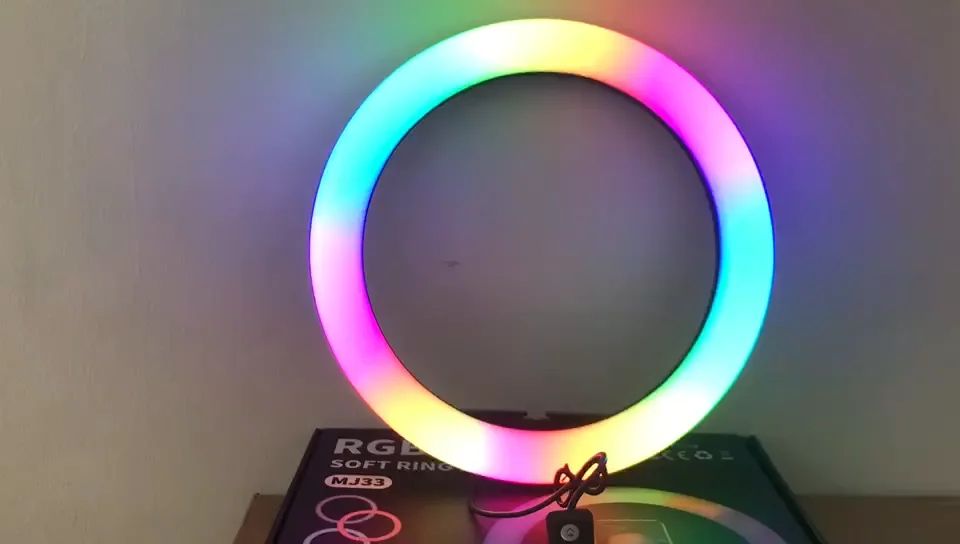 Picture of RGB LED Soft Ring Light MJ30 (Without Stand)