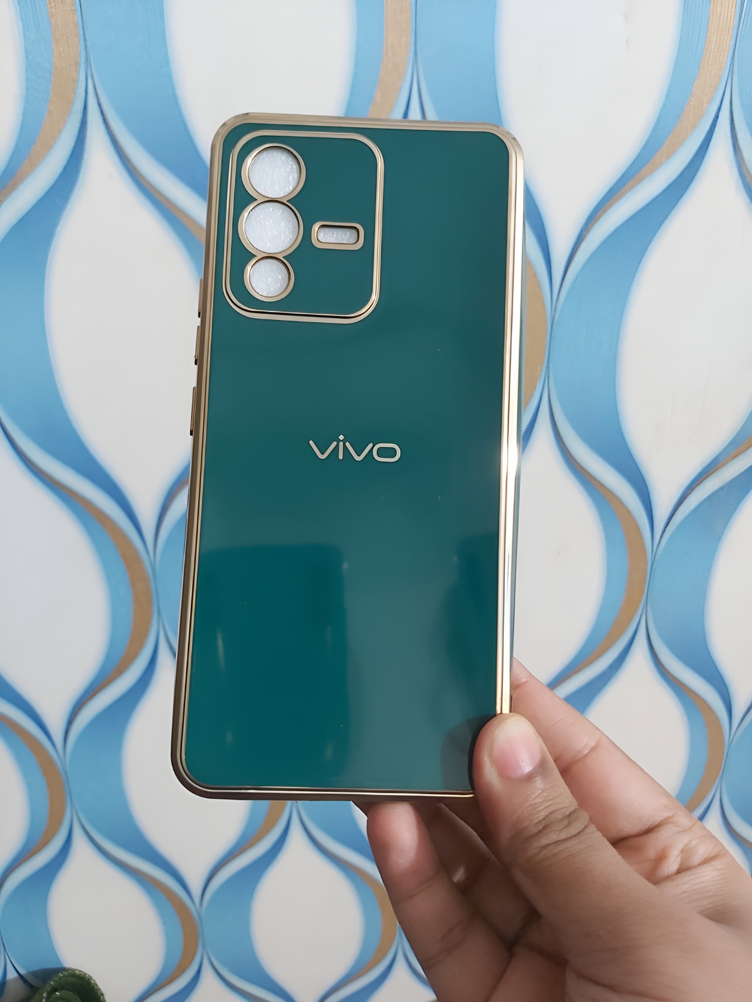 Picture of For Vivo v23 ShCrystal Designer Long Time Soft Premium Protective Back Cover for