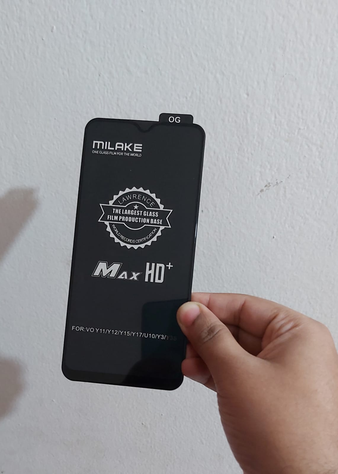 Picture of for vivo Y11/y12/y15/y17/u1o/y3/y3s Premium Quality Rainboo Screen Protector wipes free