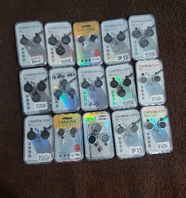 Picture of For Apple iPhone 14 Pro/iPhone 14 Pro Max Ultra-thin Aviation Alloy Camera Lens Protector HD Tempered Metal Glass Camera Screen Protector Cover Film Accessories(Deep Purple ,Space Black,Gold ,Silver