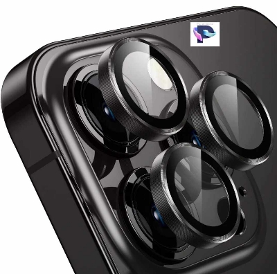 Picture of For Apple iPhone 14 Pro/iPhone 14 Pro Max Ultra-thin Aviation Alloy Camera Lens Protector HD Tempered Metal Glass Camera Screen Protector Cover Film Accessories(Deep Purple ,Space Black,Gold ,Silver