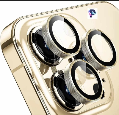 Picture of For Apple iPhone 14 Pro/iPhone 14 Pro Max Ultra-thin Aviation Alloy Camera Lens Protector HD Tempered Metal Glass Camera Screen Protector Cover Film Accessories(Deep Purple ,Space Black,Gold ,Silver