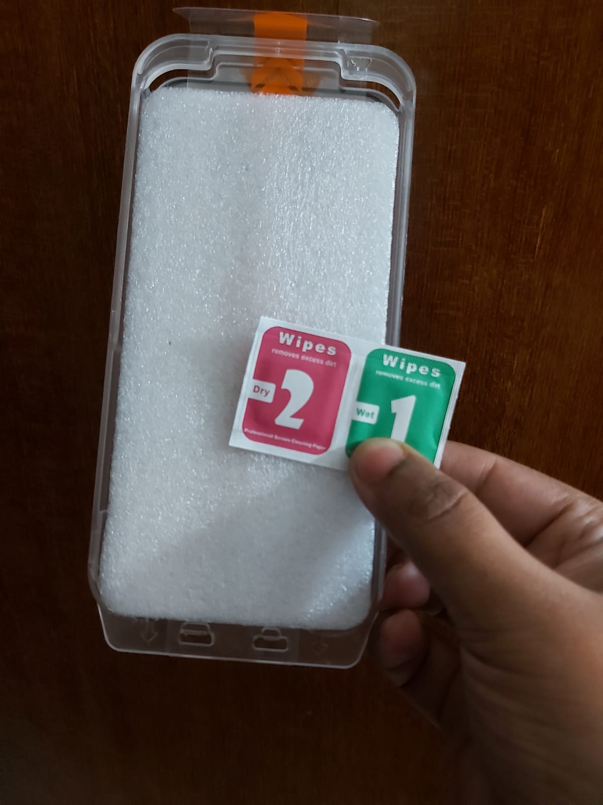 Picture of For Apple  iPhone  Lenuo High End Tempered Glass   Max High Definition Screen Protector Screen Protector With Alignment Mounting Cover