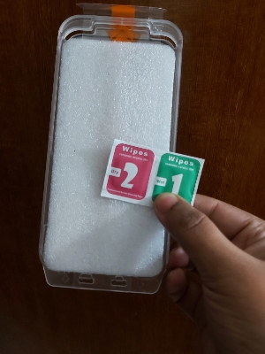 Picture of For Apple  iPhone  Lenuo High End Tempered Glass   Max High Definition Screen Protector Screen Protector With Alignment Mounting Cover