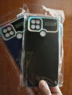 Picture of For oppo a15 New Lens Heavy Strong Liquid Silicone Soft Gel Rubber Shockproof Back Cover - Camera - Phone Back Cover