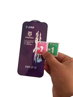 Picture of for iphone 15 14pro max 11pro max 13pro max rainboo premium quality Transparent Tempered Glass screen protectors