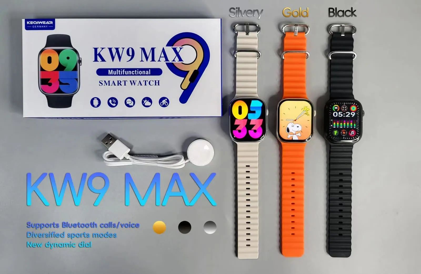 Picture of Keqiwear KW19 Max Multifunctional Series 9 Smartwatch