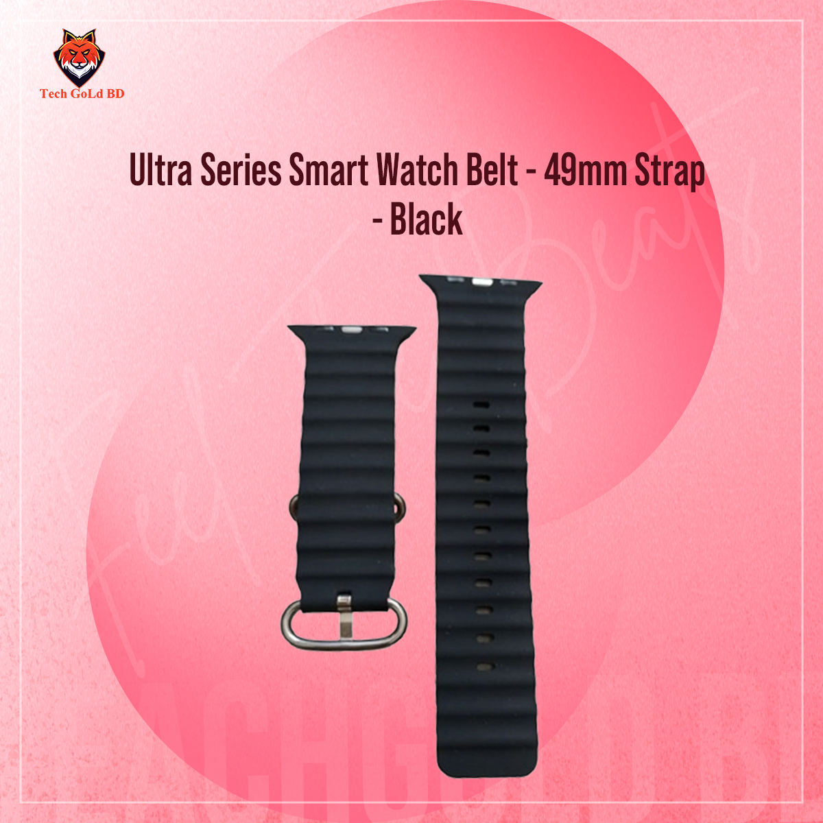 Picture of Ultra Series Smart Watch Belt - 49mm Strap - Compatible with 42/44/45 and 49mm Watches - Customize Your Smartwatch with This High-Quality Strap