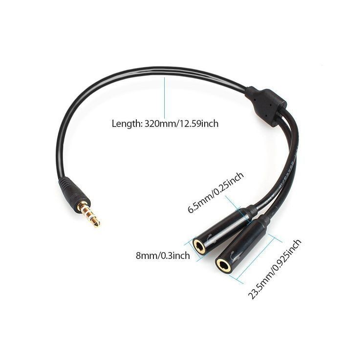 Picture of Dual Microphone Adapter For Smartphone & Laptop