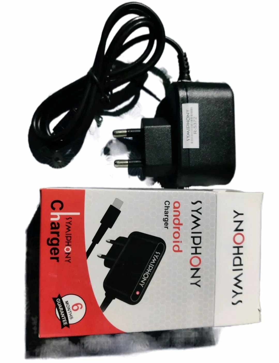 Picture of Symphony Button Phone Charger With 6 Month Warrnty - Fast Charger