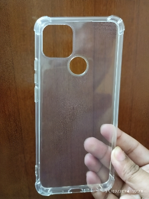 Picture of OPPO A35/A15/A15S shockproof Transparent liquid Cristal clear long time useable soft premium protective back cove