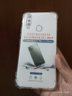 Picture of VIVO Y17/Y15/Y12/Y3/Y3S/U3X/Y11 shockproof Transparent liquid Cristal clear long time useable soft premium protective back cover