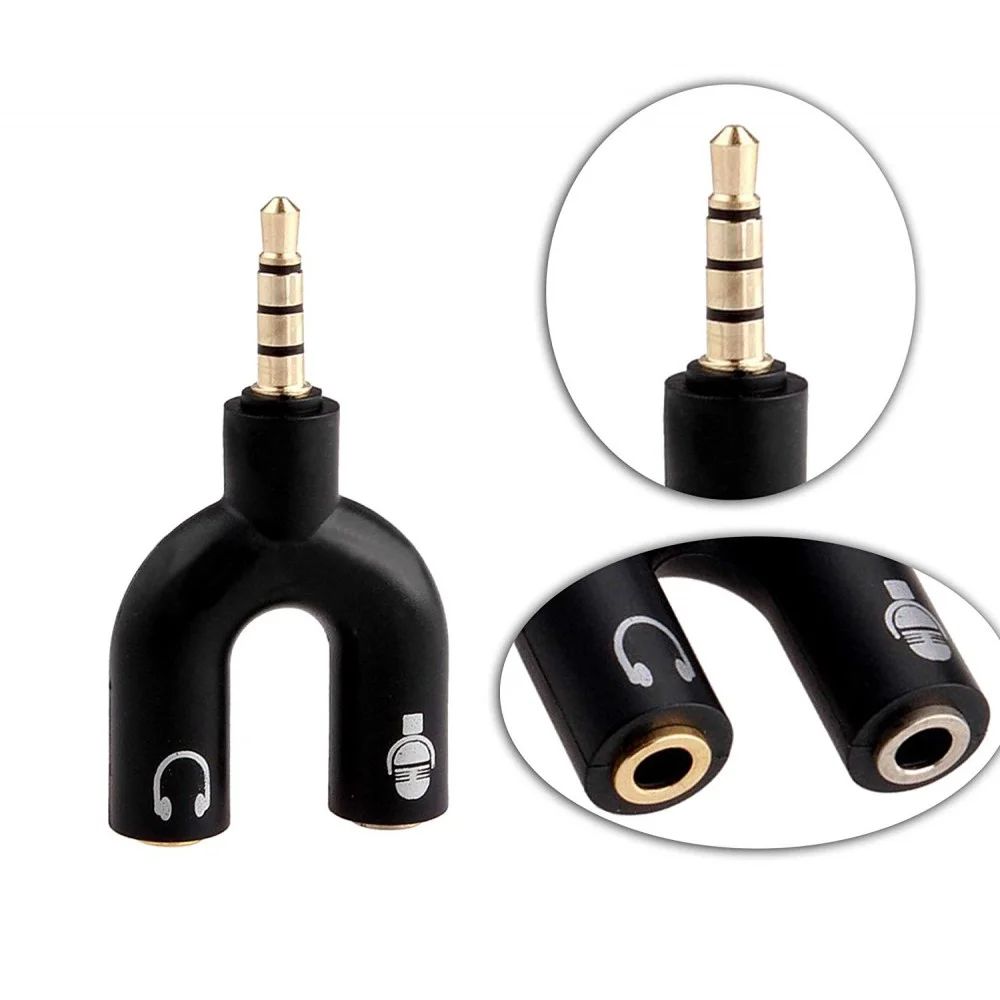 Picture of U-Shape Converter- 3.5mm Audio Splitter For Headphone And Microphone