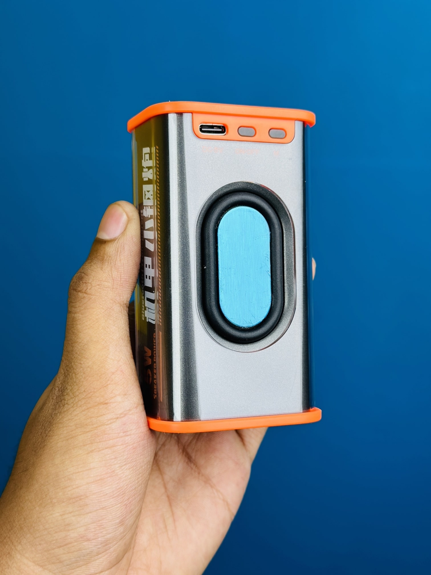 Picture of K07 Transparent Mecha Music Speakers Bluetooth-compatible 5.0 USB Wireless Stereo Loudspeaker Hands-free Call 600mAh for Holiday