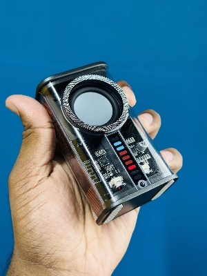 Picture of K07 Transparent Mecha Music Speakers Bluetooth-compatible 5.0 USB Wireless Stereo Loudspeaker Hands-free Call 600mAh for Holiday