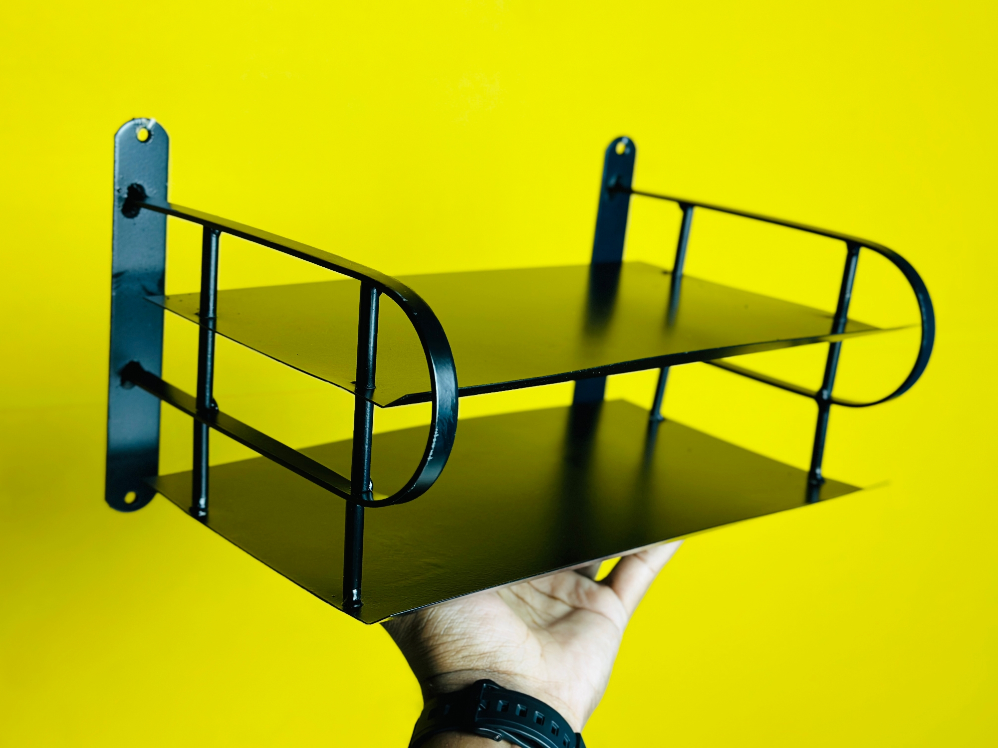 Picture of Router Storage Wifi Router Storage Box,Black Metal