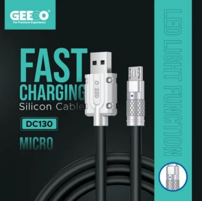 Picture of Geeoo DC-130 Liquid Silicone 3A Charging Data Cable