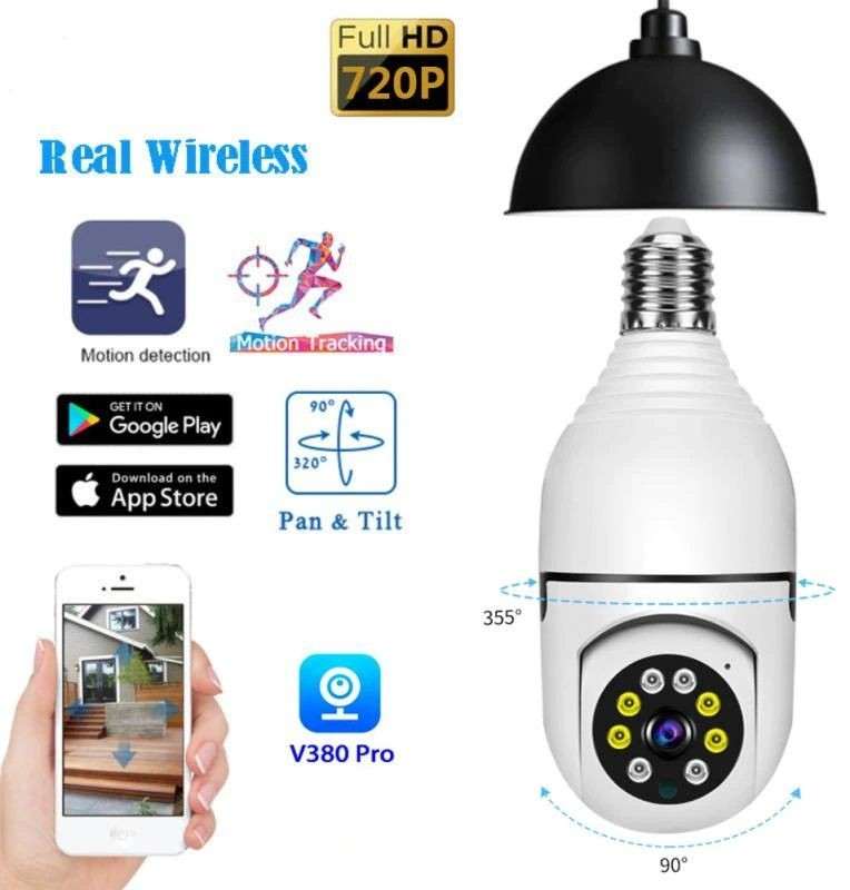 Picture of V380 PRO E27 360 Degree 1080P Wireless Home Security IP Camera