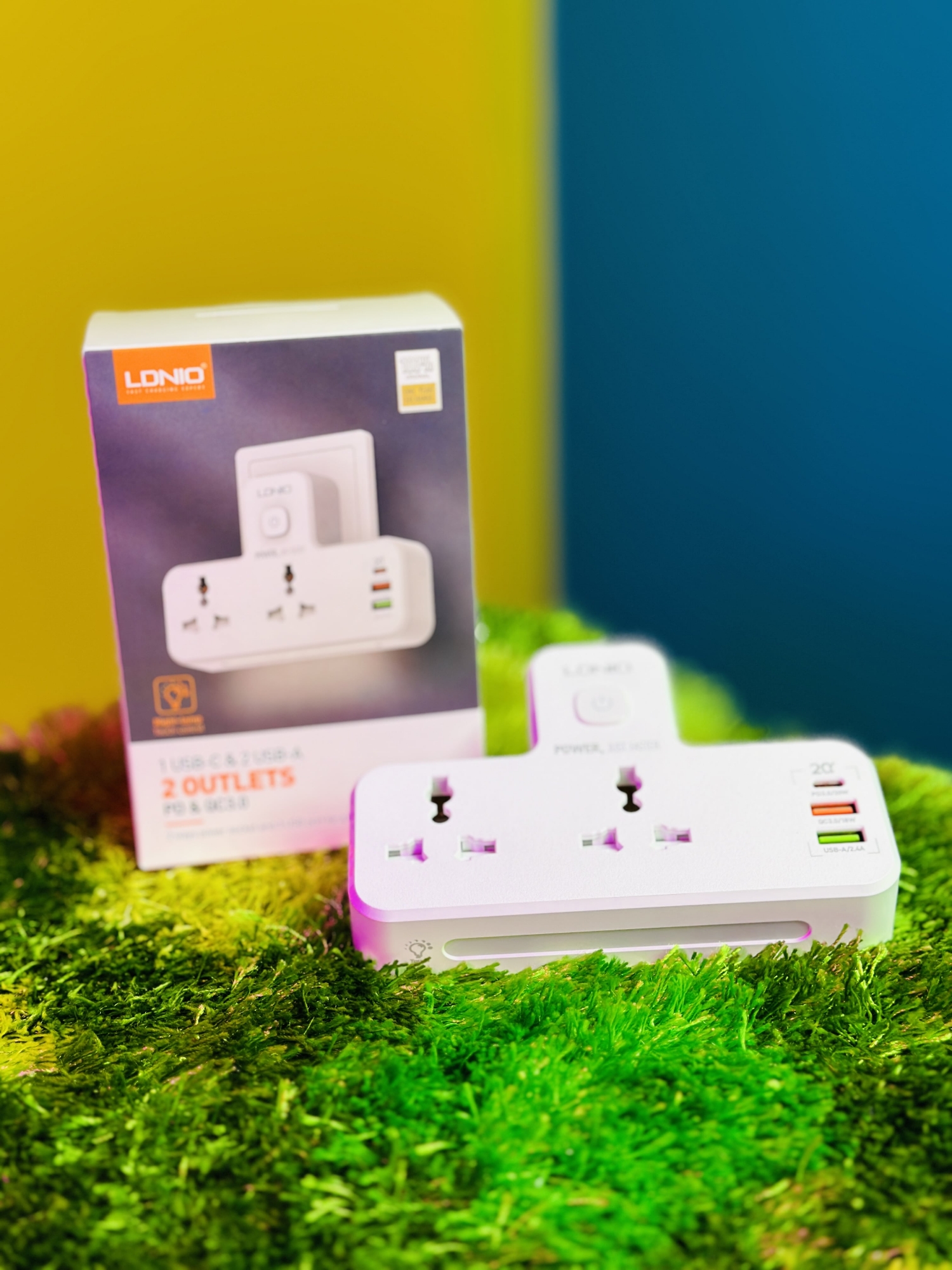 Picture of DNIO SC2311 20W 3-Port USB Charger Extension Power Strip