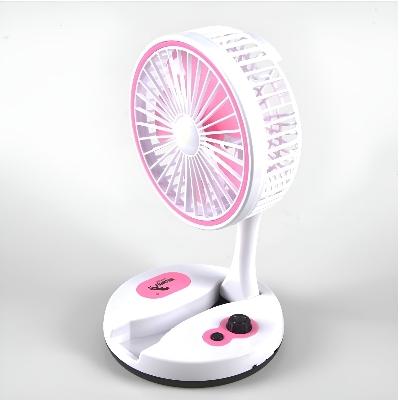 Picture of Rechargeable Fan with LED Lighting Multifunctional Folding