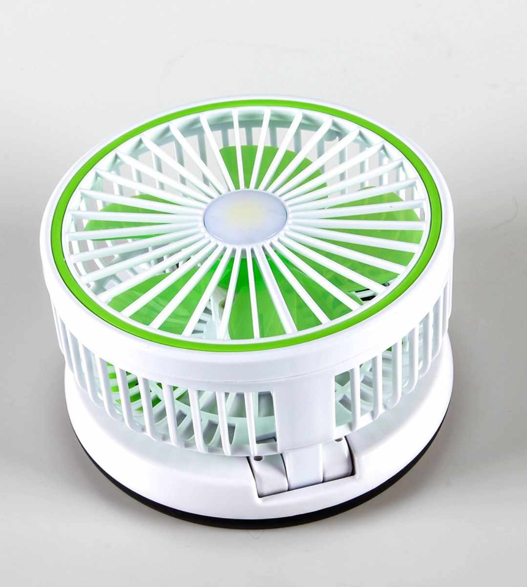 Picture of Rechargeable Fan with LED Lighting Multifunctional Folding