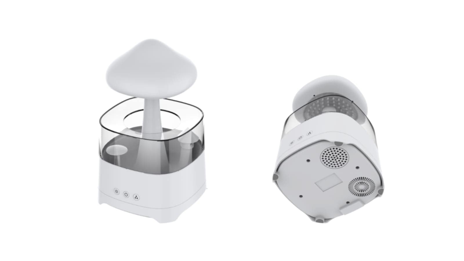 Picture of 5 IN 1 Bluetooth Speaker Rain Cloud Humidifier, switchable 7 colors, 450ml capacity super quiet, intelligent anti-dry function