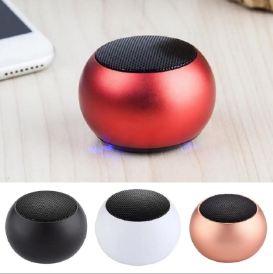 Picture of M3 Mini Metal Portable Wireless Bluetooth Speaker Multi Color- Bluetooth mini Speaker RANDOM COLOUR