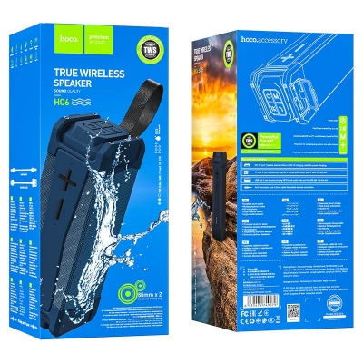 Picture of Hoco HC6 Magic Portable Bluetooth Speaker – Navy Blue Color