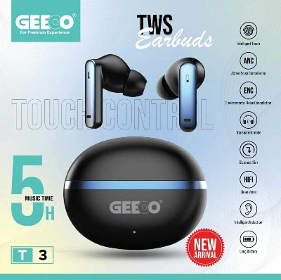 Picture of Geeoo T3 ANC ENC TWS Earbuds