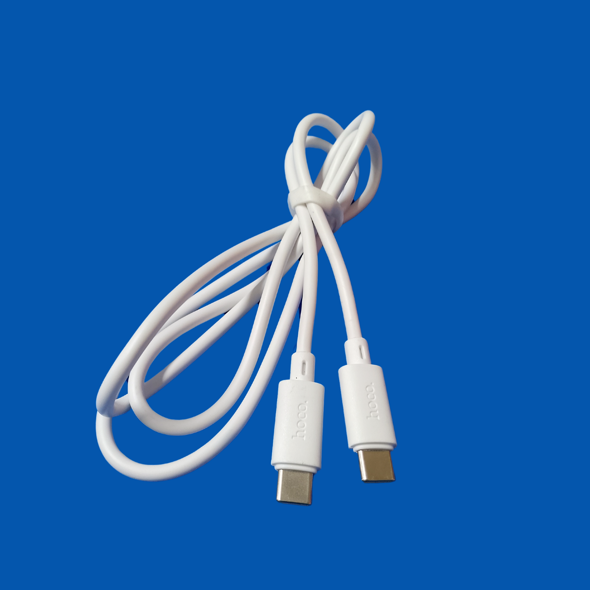 Picture of Hoco X88 Gratified PD Fast Charging Data Cable 1m  type C to Type C– WHITE