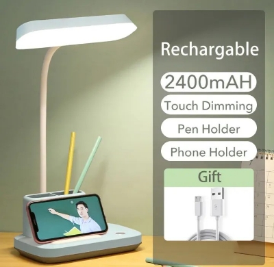 Picture of YAGE YG-T031C Rechargeable Touch Dimming Desk Lamp – Pen & Phone Holder