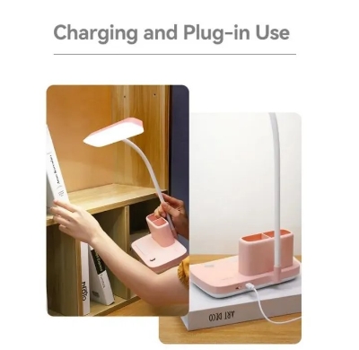 Picture of YAGE YG-T031C Rechargeable Touch Dimming Desk Lamp – Pen & Phone Holder