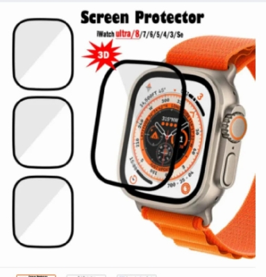 Picture of Screen Protector For Apple Watch Series 9-8-7-6 5 4 Se ultra-2 49mm 41mm 45mm 40mm 44mm 3D (Not Tempered Glass) Film Accessories