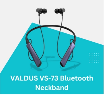 Picture of VALDUS Bluetooth Neckband Headset Wireless Earphones with Microphone Comfortable Wearing for Sports And Travel