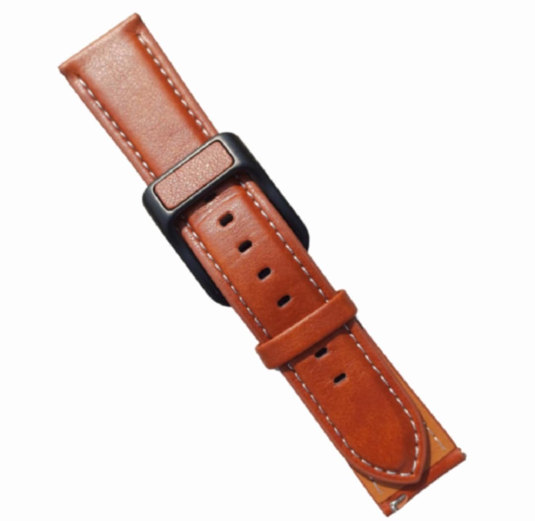 Picture of Soft Leather 22mm Smart Seamlessly Compatible and Versatile - Durable and Trendy - Watch Strap-