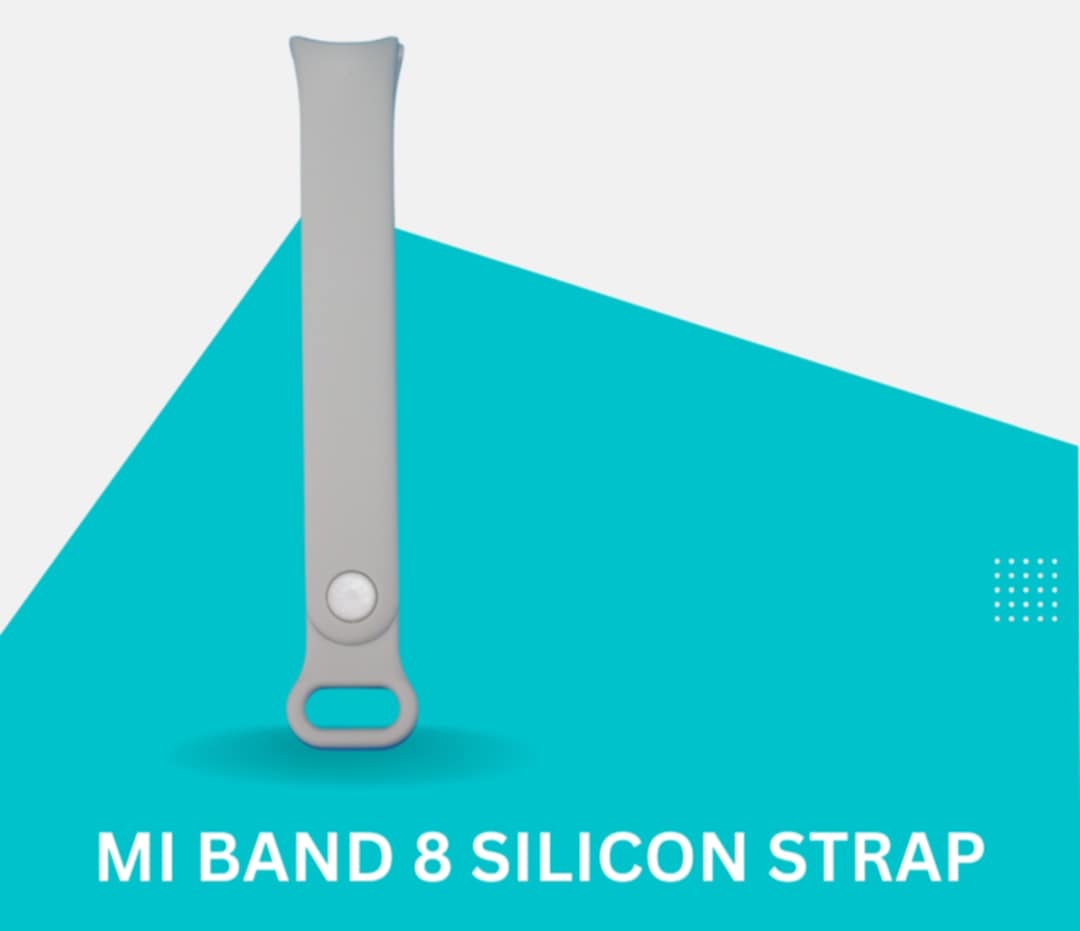 Picture of Xiaomi Mi Band 8 Soft Silicone Straps Replacement Band for Mi Band 8 Fitness Tracker Wristband in Multiple Colors