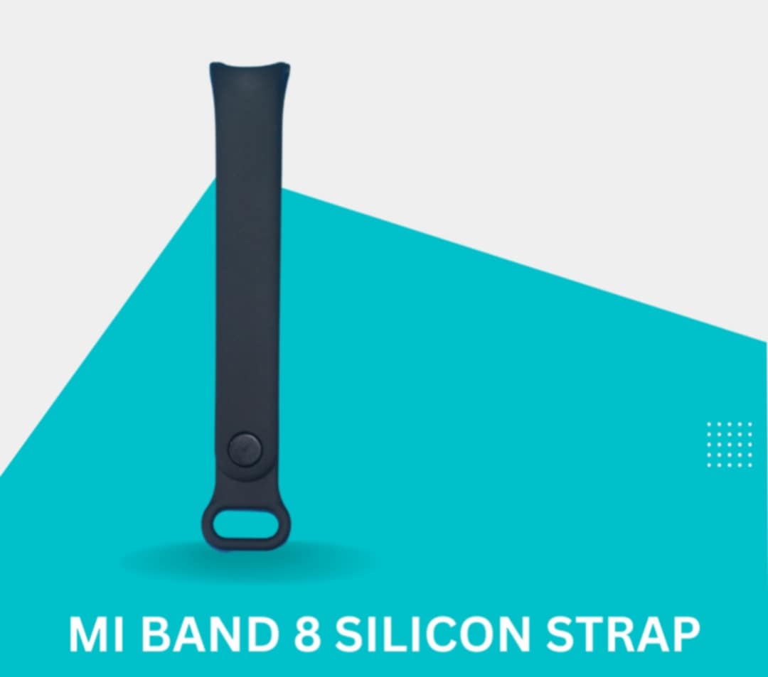 Picture of Xiaomi Mi Band 8 Soft Silicone Straps Replacement Band for Mi Band 8 Fitness Tracker Wristband in Multiple Colors