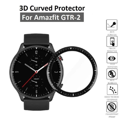 Picture of Amazfit GTR 2 Screen Protector 3D Full Curved Edge protective film