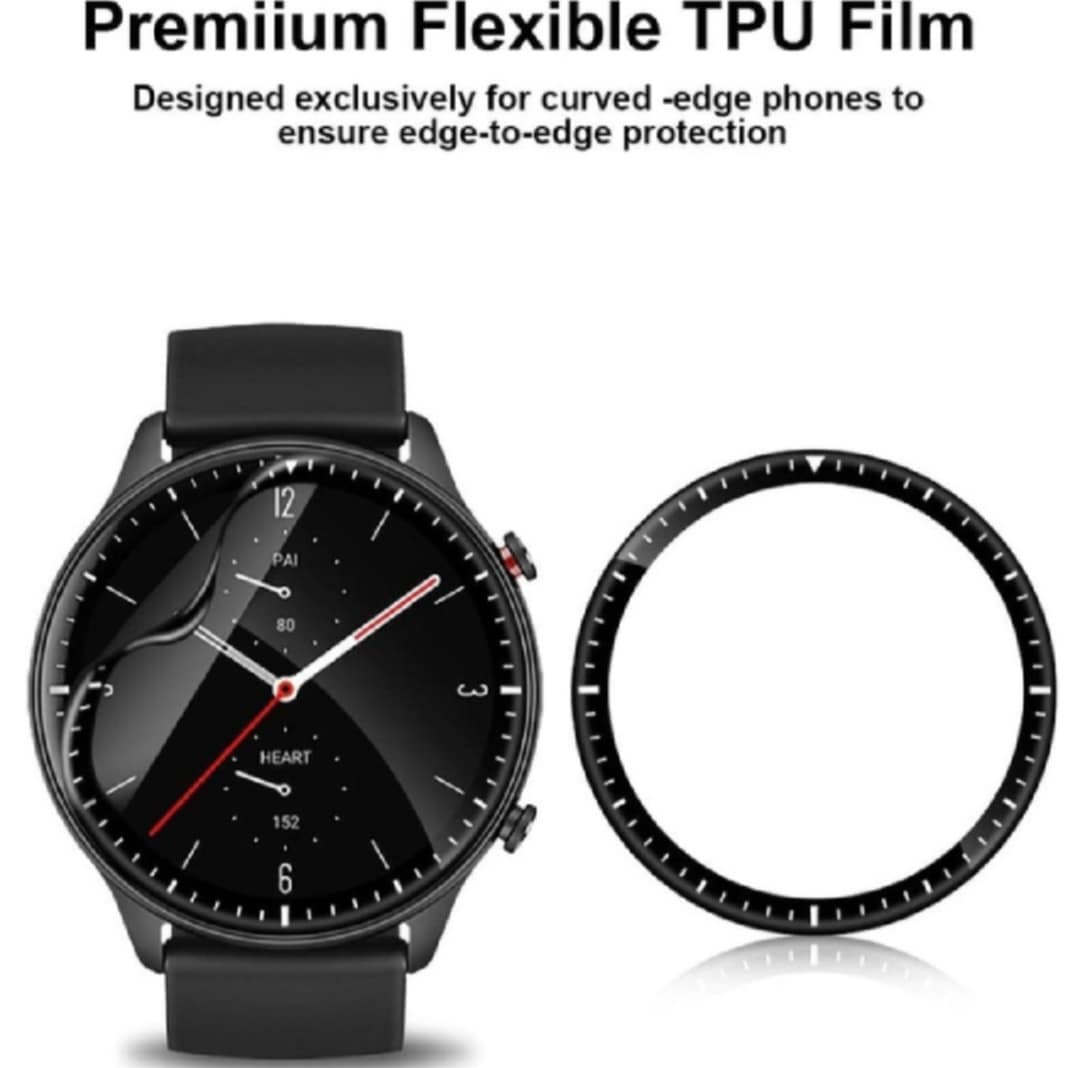 Picture of Amazfit GTR 2 Screen Protector 3D Full Curved Edge protective film