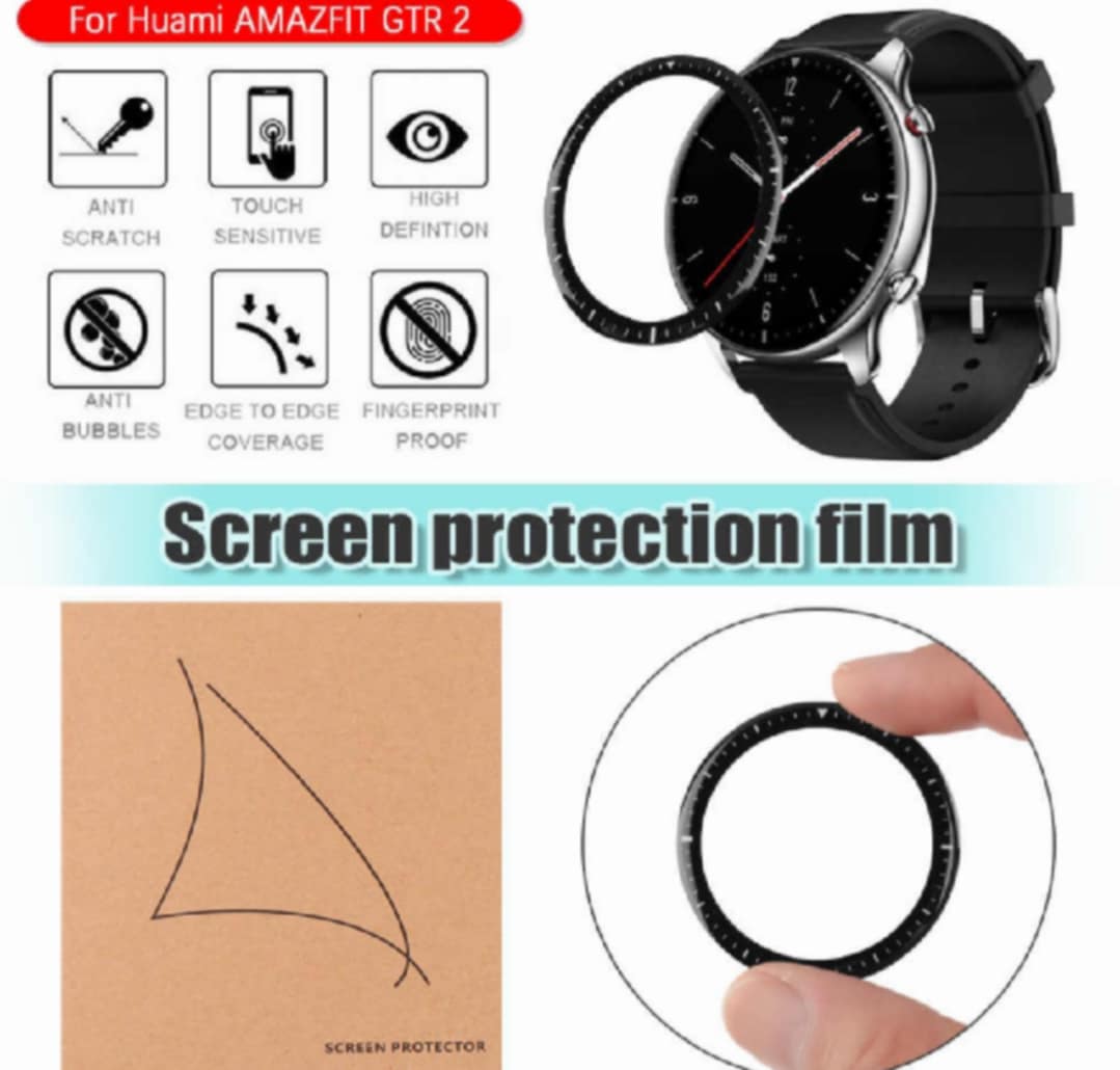 Picture of Amazfit GTR 2 Screen Protector 3D Full Curved Edge protective film