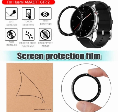 Picture of Amazfit GTR 2 Screen Protector 3D Full Curved Edge protective film