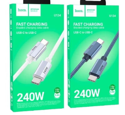 Picture of Hoco U134 240W 5A PD Charging Data Cable – 1.8m