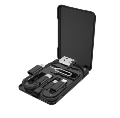 Picture of HOCO U86 Multifunctional 3 in 1 Treasure Charging Data Cable Storage Bag Case