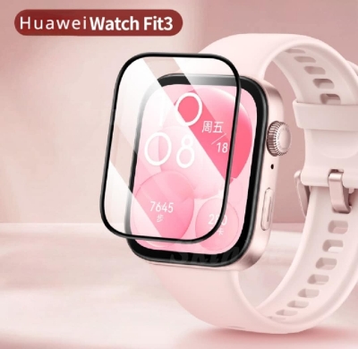 Picture of Huawei Watch Fit 3 Smart Watch Screen Protector Glass, Anti-Scratch Ultimate Protection for Your Watch