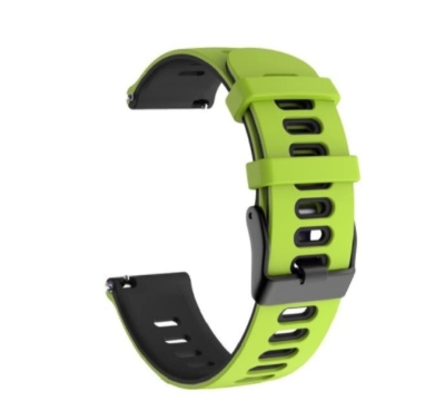 Picture of 22mm Width Two Colors Smart Watch Band Silicone Watch Strap