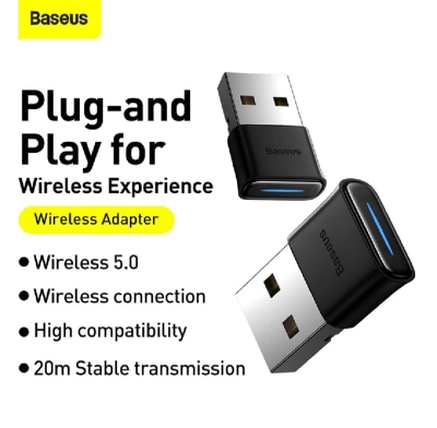 Picture of Baseus USB Bluetooth Adapter Bluetooth 5.0 Music Audio Receiver Transmitter For PC Speaker Laptop Wireless Mouse USB Transmitter