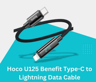 Picture of Hoco U125 Benefit Type-C to Lightning 27W Fast Charging Data Cable With Display