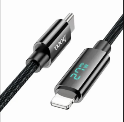 Picture of Hoco U125 Benefit Type-C to Lightning 27W Fast Charging Data Cable With Display
