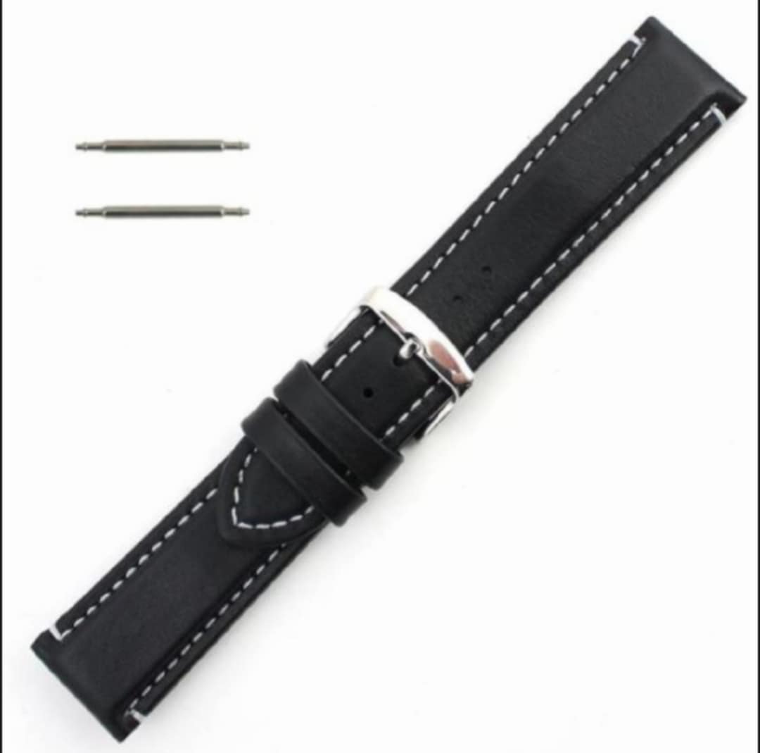 Picture of 22mm Leather Soft Replacement Strap For Smart Watch