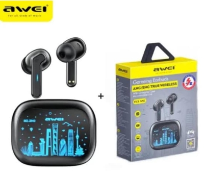 Picture of Awei T53 ANC TWS Wireless Earbuds Bluetooth 5.3 HiFi Music Active Noice Reduction + ENC HD Call Headset